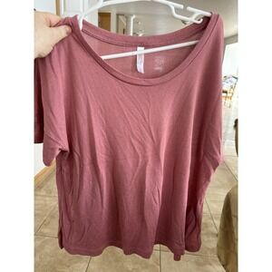 Xhilaration Top Womens Medium Pink Causal Lounge Sleep Sleepware. Soft  Sz XL
